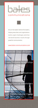 Bates Communications, exhibit banner design and production