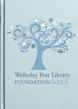 Gala Invitation, Wellesley Free Library Foundation - art direction, design
