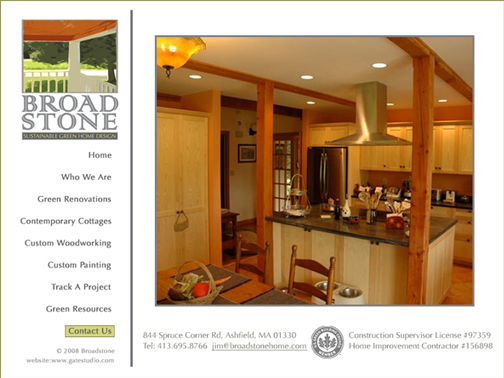 Broadstone Home, website and branding design