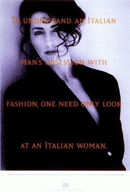 in-store marketing poster, IDG: Italian Design Group