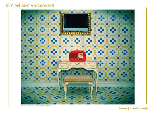 Kim Wilson Voiceovers - website design