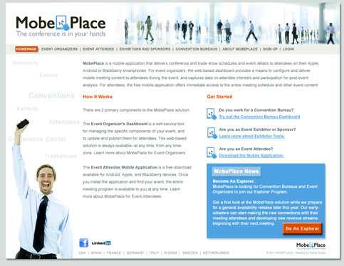 MobePlace, web and app icon design