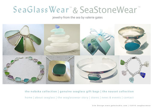 Seaglasswear Jewelry - website design and branding