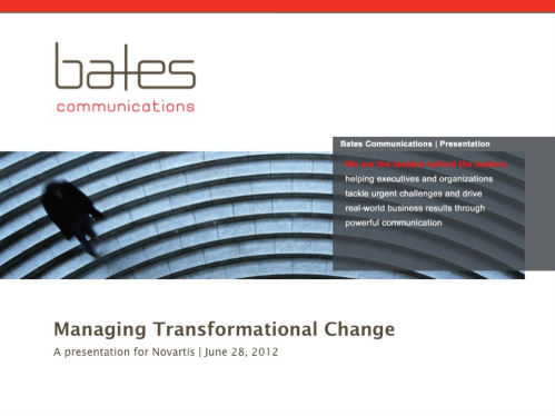 Bates Communications, powerpoint presentation template